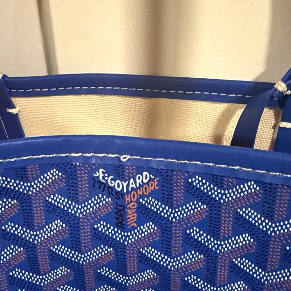 Blue Tote Bag fashion inspired - Picture 4 of 4